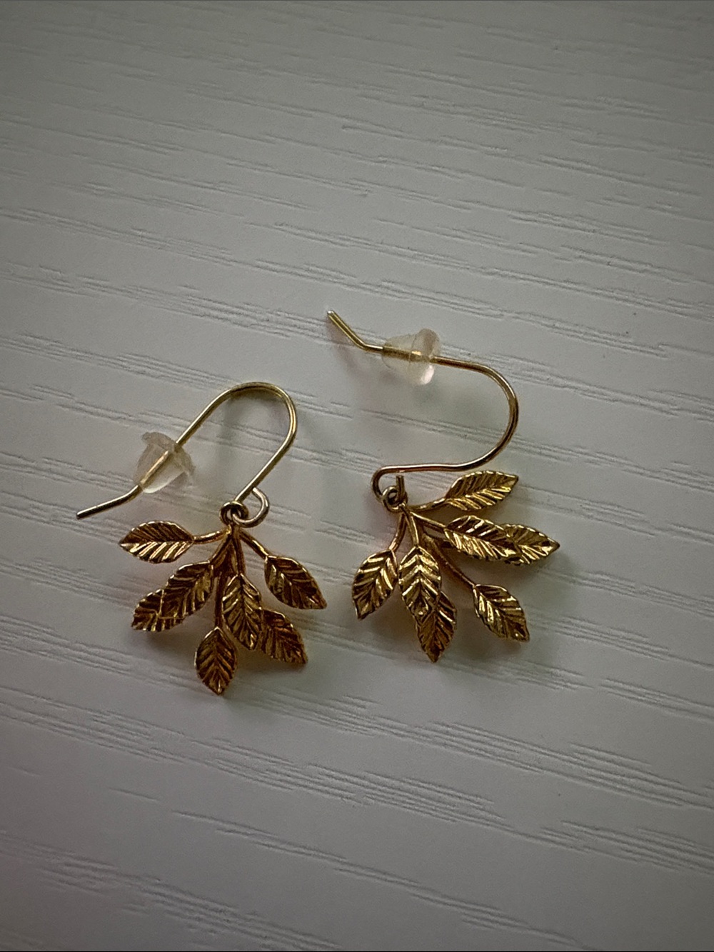 Anthropologie Leaf Earrings